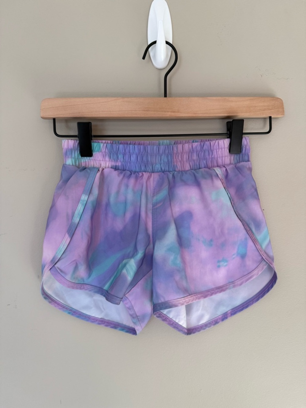 all in motion Purple and Blue Tie-Dye Athletic Shorts